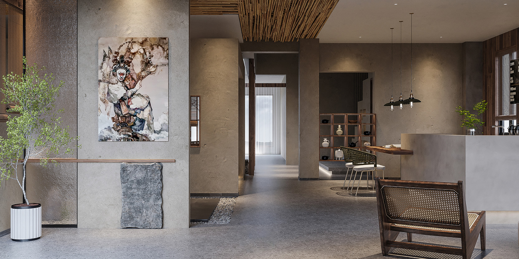 極簡(jiǎn)禪意民宿--生活美學(xué)空間(圖2)