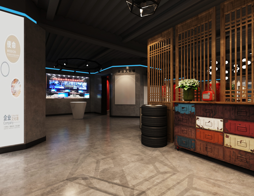 合肥長(zhǎng)江180步陽(yáng)門200平方工業(yè)風(fēng)展廳裝修設(shè)計(jì)項(xiàng)目(圖5)