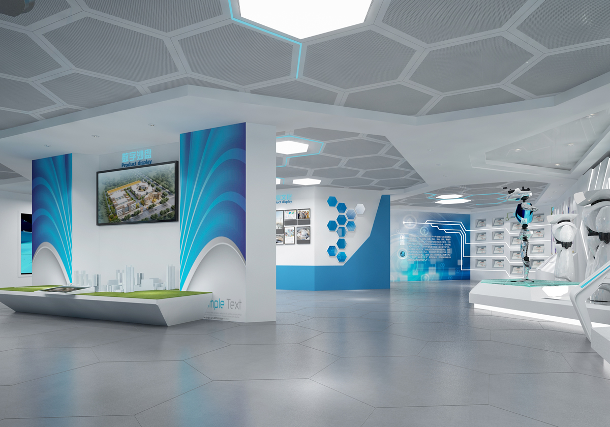 合肥機(jī)器人展廳裝修(圖5)