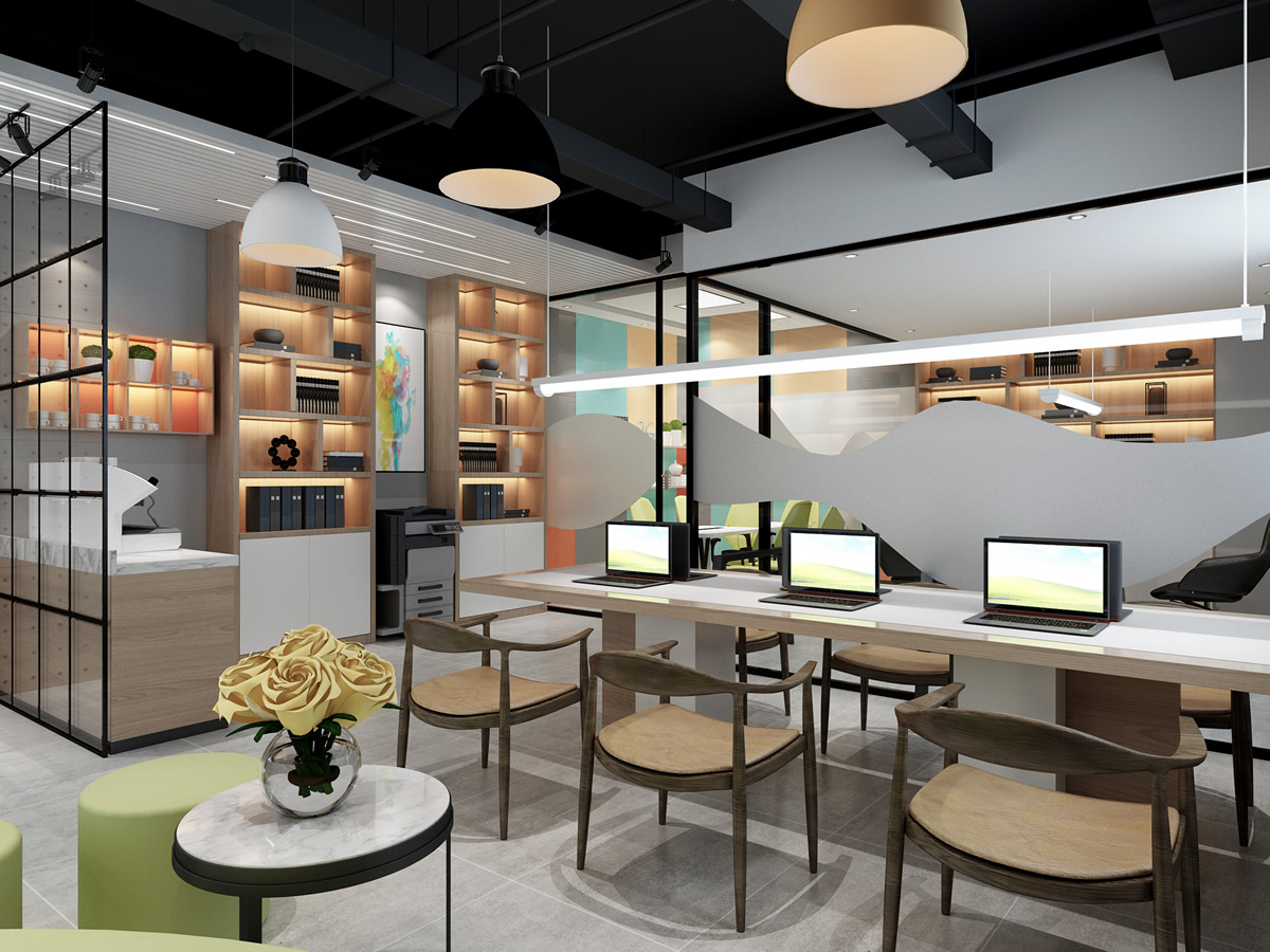 海文電力小型辦公室裝修設(shè)計(jì)(圖2)