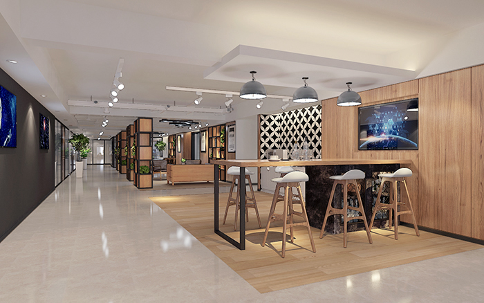 上海國科4200平辦公樓裝修設(shè)計(jì)案例(圖3)