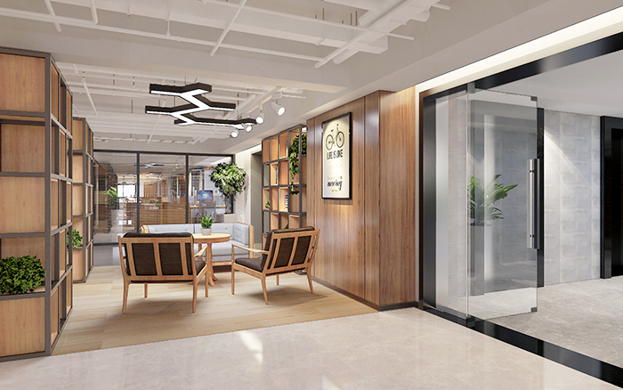 上海國科4200平辦公樓裝修設(shè)計(jì)案例(圖4)
