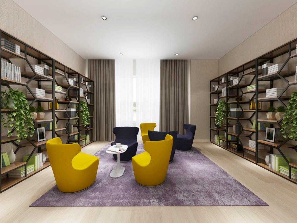 納圖電力2200m2簡約風辦公樓裝修設(shè)計項目(圖2)